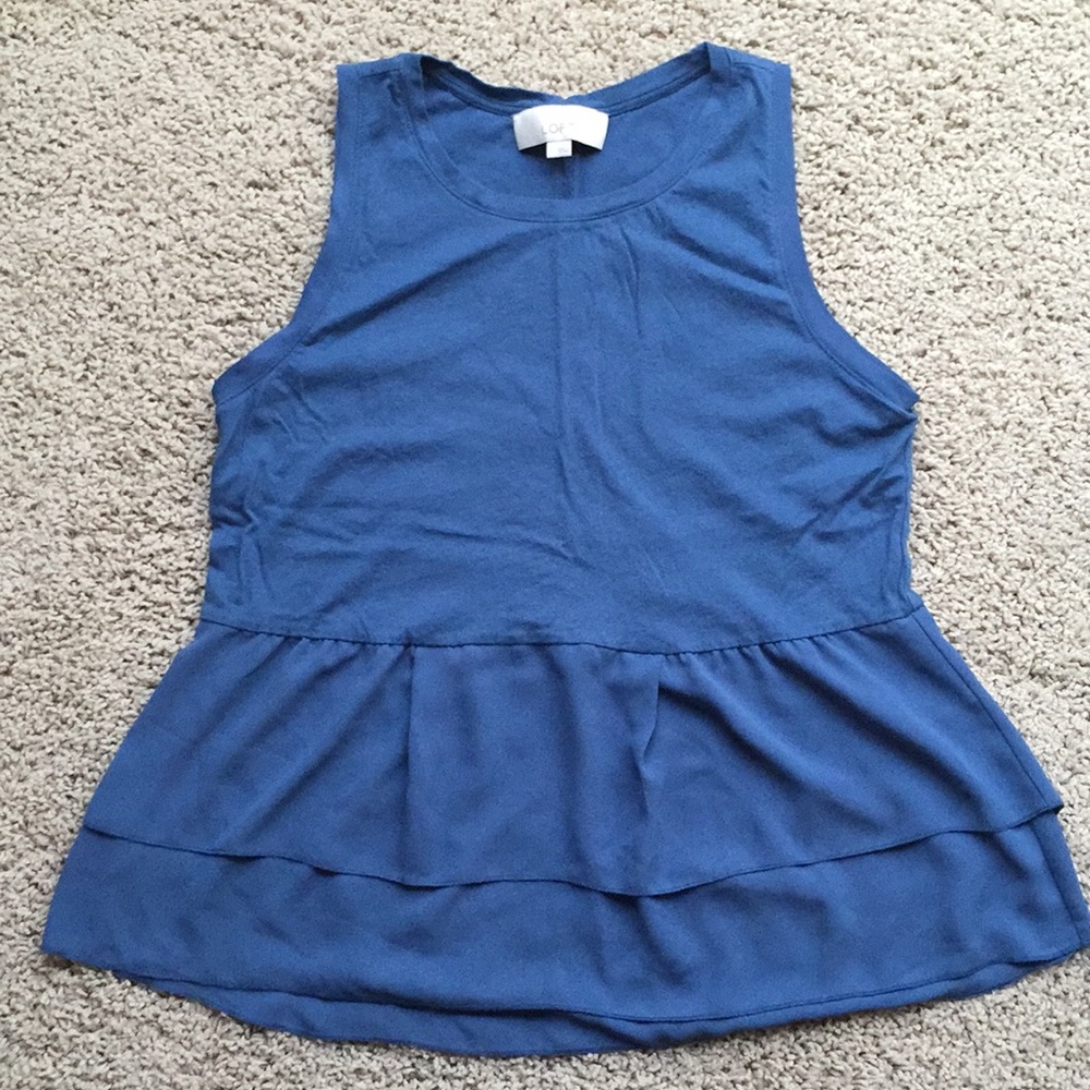 Ann Taylor Loft pre plum tank